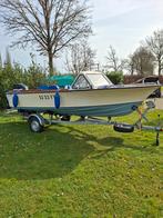 Scandinavische Tour-/Visboot met Mercury 50 EFI + Trailer, Watersport en Boten, Ophalen, Polyester, Benzine, Tot 6 meter