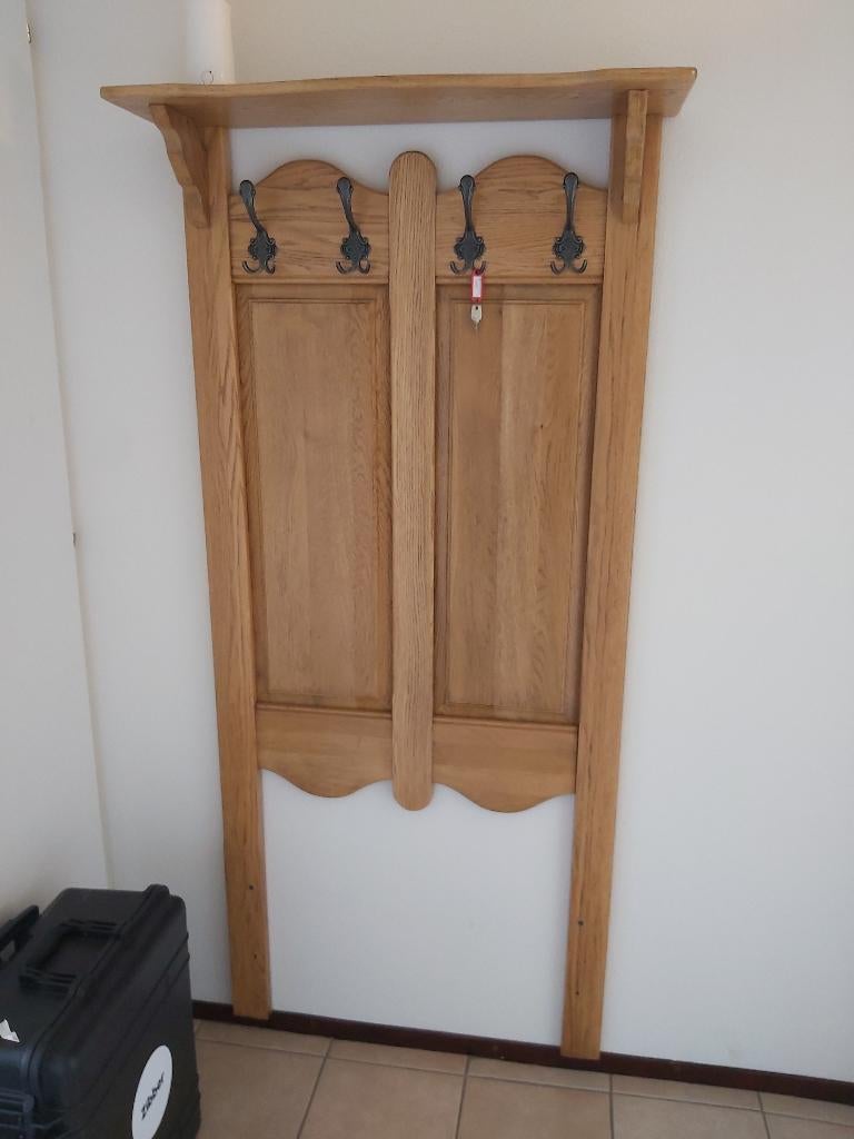Eiken kapstok., Huis en Inrichting, Woonaccessoires | Kapstokken, Zo goed als nieuw, Minder dan 100 cm, Hout, Ophalen