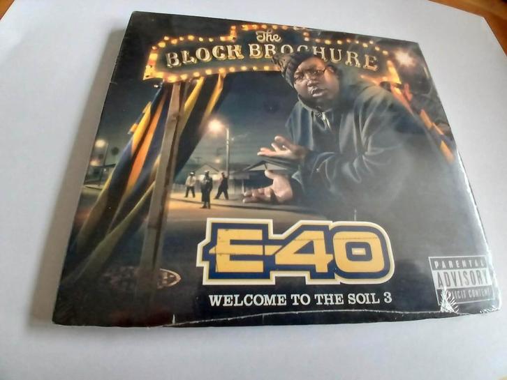 E-40 - The Block Brochure: Welcome To The Soil 3 (NIEUW), Cd's en Dvd's, Cd's | Hiphop en Rap, Nieuw in verpakking, 2000 tot heden