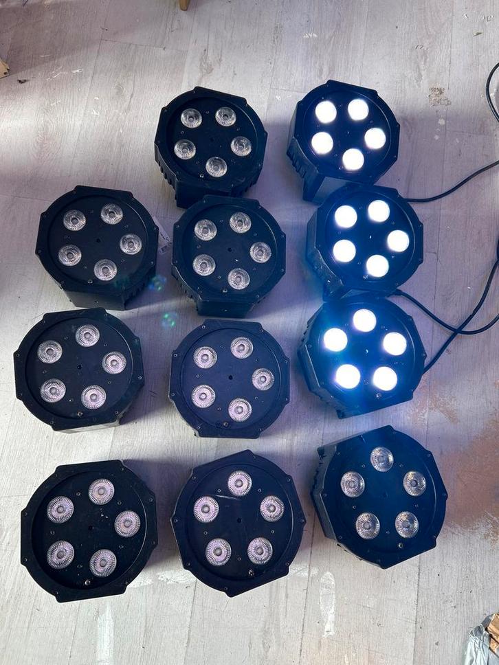 Ayra Sfeer Verlichting - 11 Stuks Gebruikt, Muziek en Instrumenten, Licht en Laser, Gebruikt, Licht, Ophalen of Verzenden