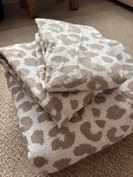 Dekbedovertrek 240x200/220 flanel met twee kussenslopen, Ophalen, Beige, Dekbedovertrek, Tweepersoons