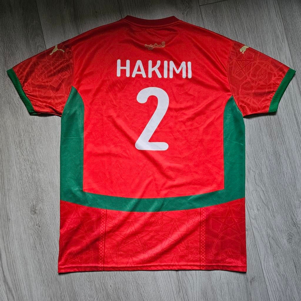 Opruiming: Marokko voetbalshirt Hakimi 2, Ophalen of Verzenden, Zo goed als nieuw, Shirt