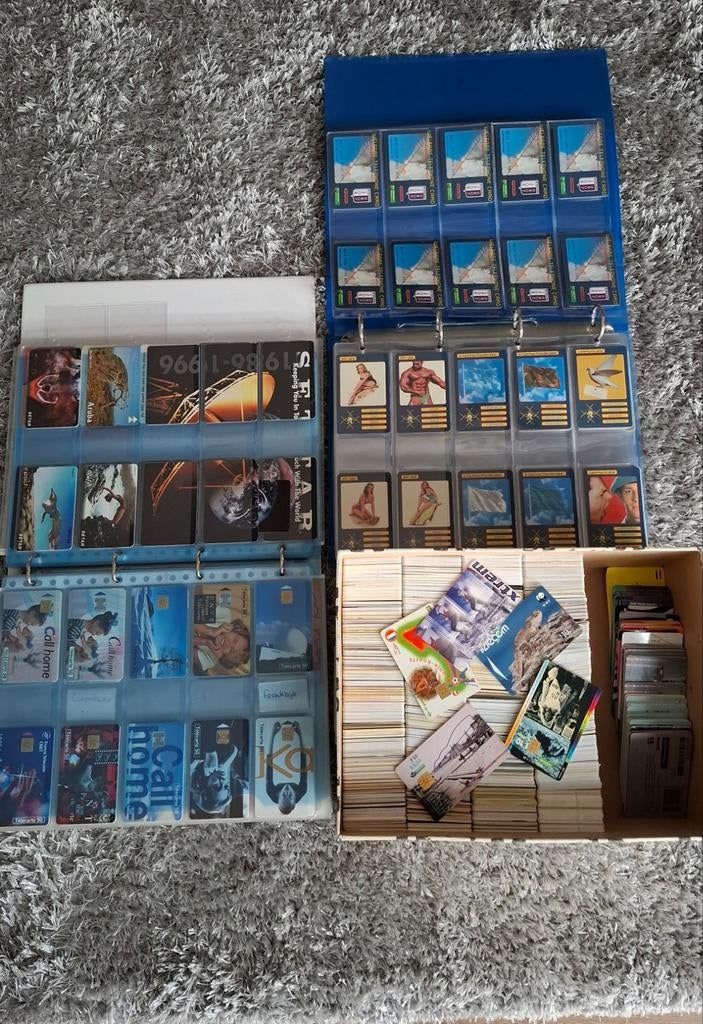 Oude telefoonkaarten +/- 1500 stuks, Verzamelen, Telefoonkaarten, Ophalen of Verzenden