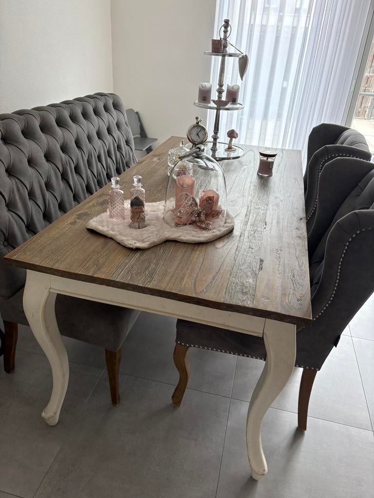 Eettafel, Ophalen, Gebruikt, Landelijk, 4 tot 6 stoelen