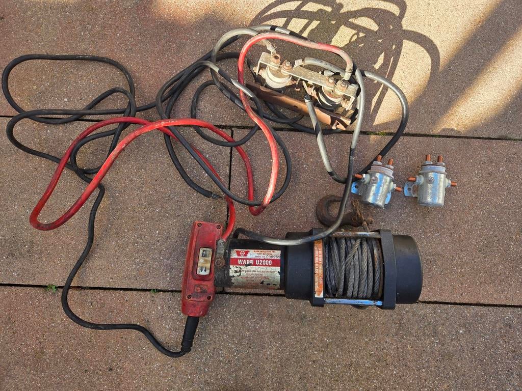 Warn U2000 (0,9t) 12v werkend, Ophalen, Gebruikt, Elektrisch