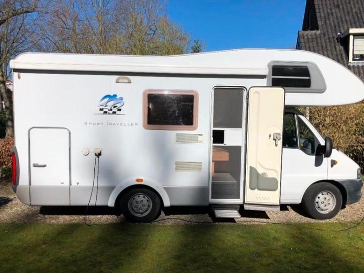 Camper Fiat Knaus Sportstraveller 6-persoonsgezinscamper, Caravans en Kamperen, Campers, Particulier, tot en met 6, Alkoof, Knaus