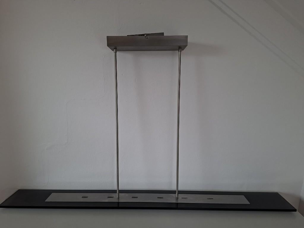 Hanglamp halogeen, Ophalen, Gebruikt, Glas, 75 cm of meer