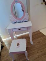 Prinsessen kaptafel met krukje voor kinderen, Minder dan 50 cm, Ophalen of Verzenden, Minder dan 100 cm, Hout
