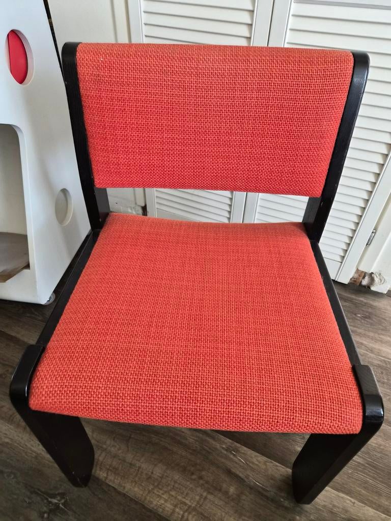 Vintage eethoek, Huis en Inrichting, Stoelen, Gebruikt, Stof, Ophalen