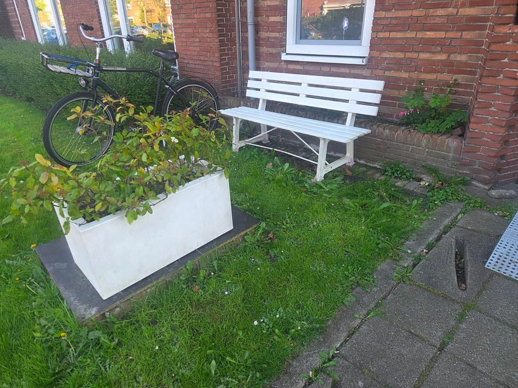 Plantenbak & bankje, Tuin en Terras, Ophalen, Kunststof, Balkon, 60 tot 100 cm