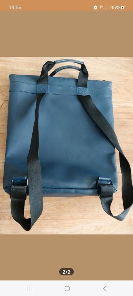 Donkerblauwe rugtas Rains, Sieraden, Tassen en Uiterlijk, Tassen | Rugtassen, Ophalen