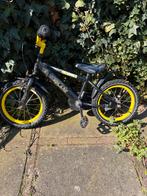Jongensfiets Volare 14 inch - Zwart/Geel, Ophalen, Gebruikt, 14 inch of minder, Handrem
