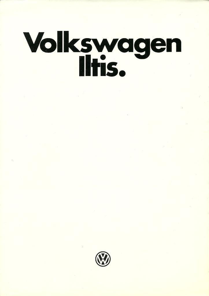Volkswagen Iltis cabriolet folder, Ophalen of Verzenden, Zo goed als nieuw, Volkswagen