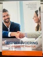 Gespreksvoering in de juridische praktijk, Boeken, Studieboeken en Cursussen, Ophalen of Verzenden, Zo goed als nieuw, Victoria van den Doel; Jacob Eikelboom; Annemarie Roffel; Jer...