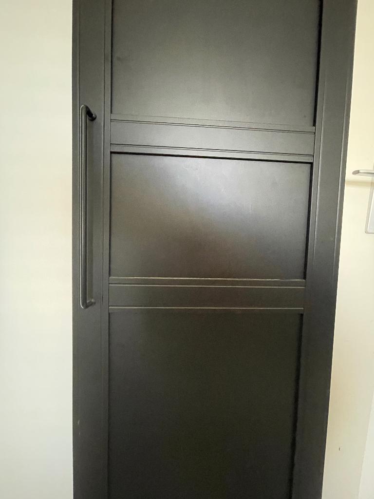 Kast deur zwart voor PAX 195x50cm, Ophalen, 50 tot 100 cm, Zo goed als nieuw, 150 tot 200 cm