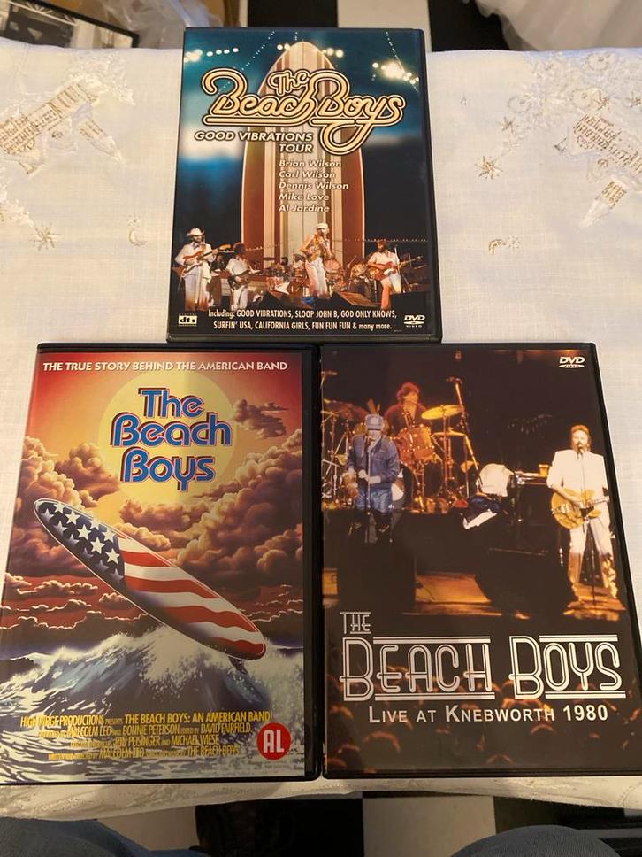 Beach Boys DVD Collectie - 3 DVD's, Cd's en Dvd's, Dvd's | Tv en Series, Zo goed als nieuw, Overige genres, Boxset, Alle leeftijden