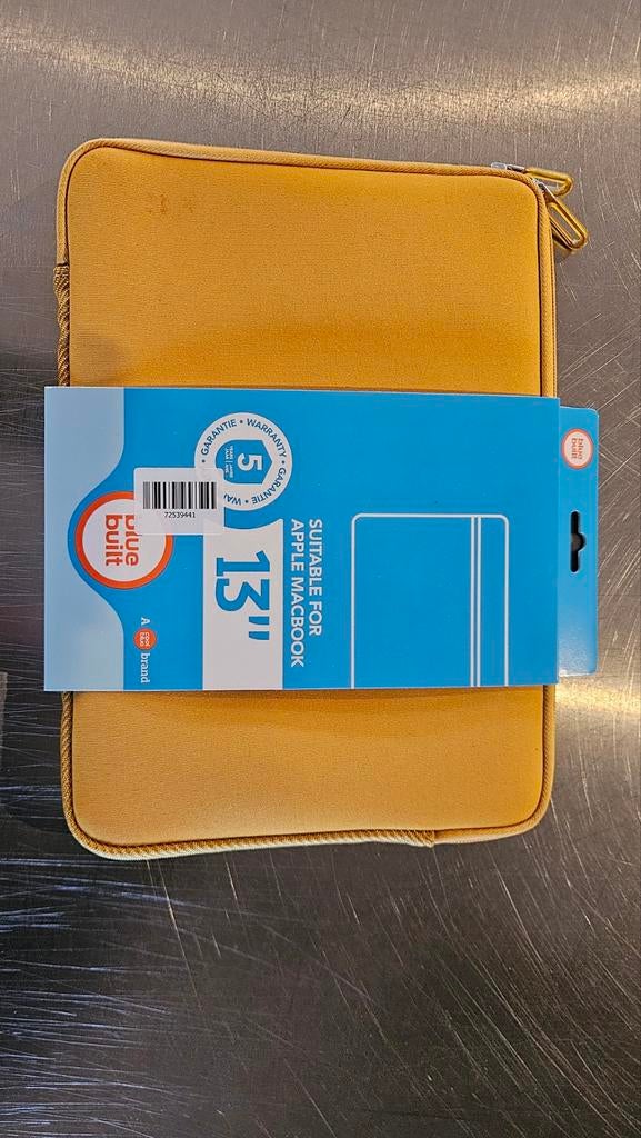 Laptophoes 13 inch - Geel (Niet Gebruikt!), Computers en Software, Laptophoezen, Ophalen, 13 inch, Nieuw, Built