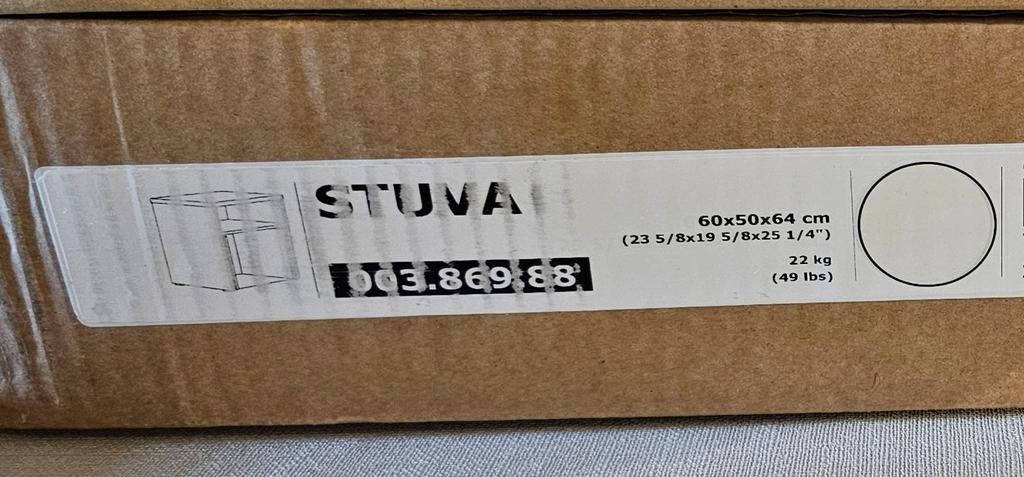 Ikea Stuva 003.869.88 wit basiselement met lade] Nieuw, Huis en Inrichting, Kasten | Kledingkasten, Ophalen, Nieuw, 50 tot 100 cm
