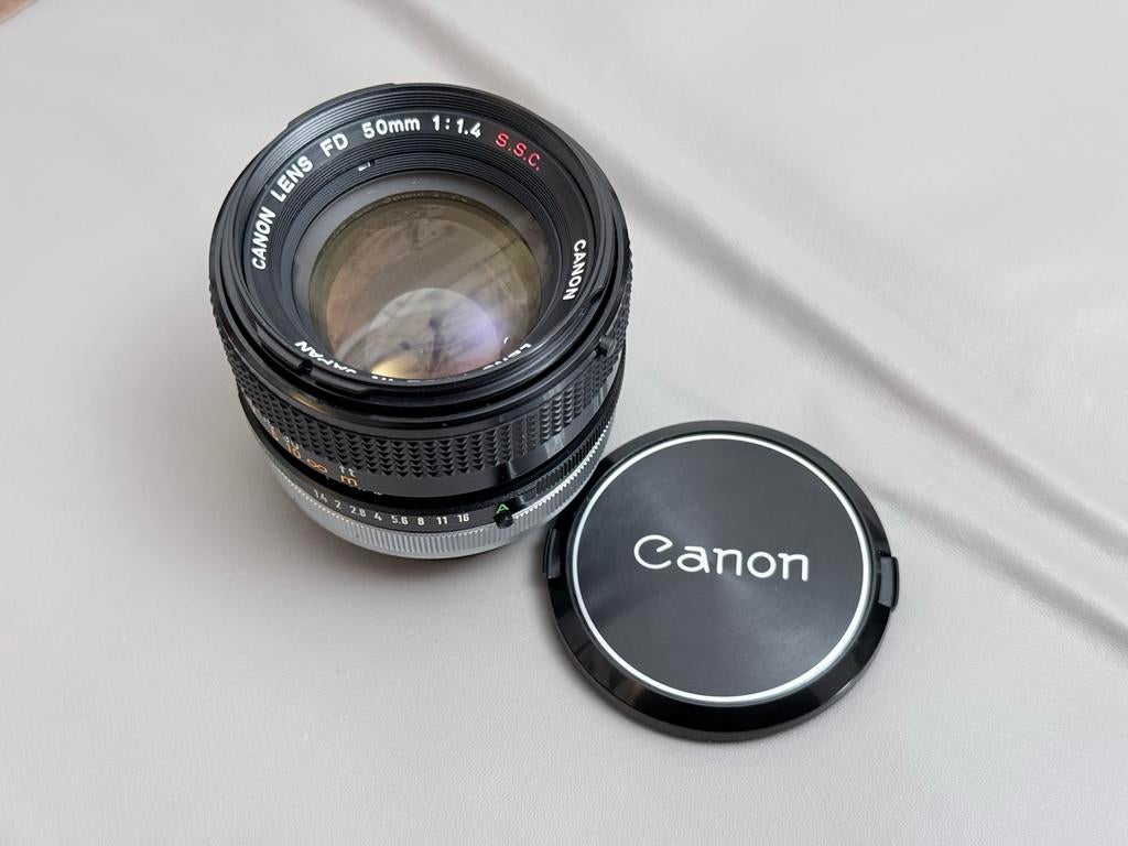 Canon FD Lenzen SSC: 35mm, 50mm & 100mm | Nieuwstaat!, Ophalen of Verzenden, Zo goed als nieuw, Standaardlens