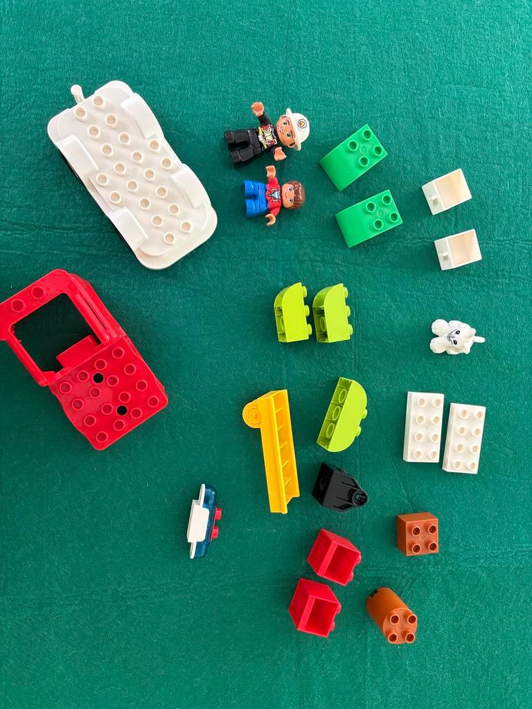 Lego Duplo 10901 Brandweertruck met Licht & Geluid, City, Lego, Ophalen of Verzenden, Zo goed als nieuw