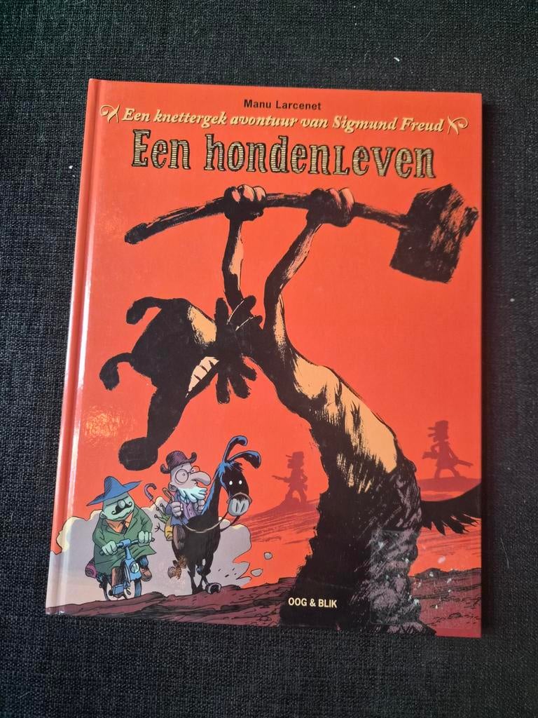 Een hondenleven - Manu Larcenet (Oog & Blik), Eén stripboek, Ophalen of Verzenden, Zo goed als nieuw, Manu Larcenet