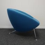 Artifort Hanna Design Fauteuil | Blauwe stof | Design Stoel, Gebruikt, -, Minder dan 75 cm, -