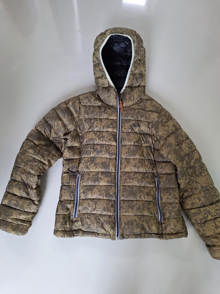 Mooi groen Tenson donsjasje 40 L, Kleding | Dames, Jassen | Zomer, Zo goed als nieuw, Maat 38/40 (M), Groen, Ophalen of Verzenden