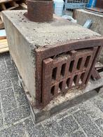 Gietijzeren putdeksel met betonnen omhulsel, Ophalen, Gebruikt