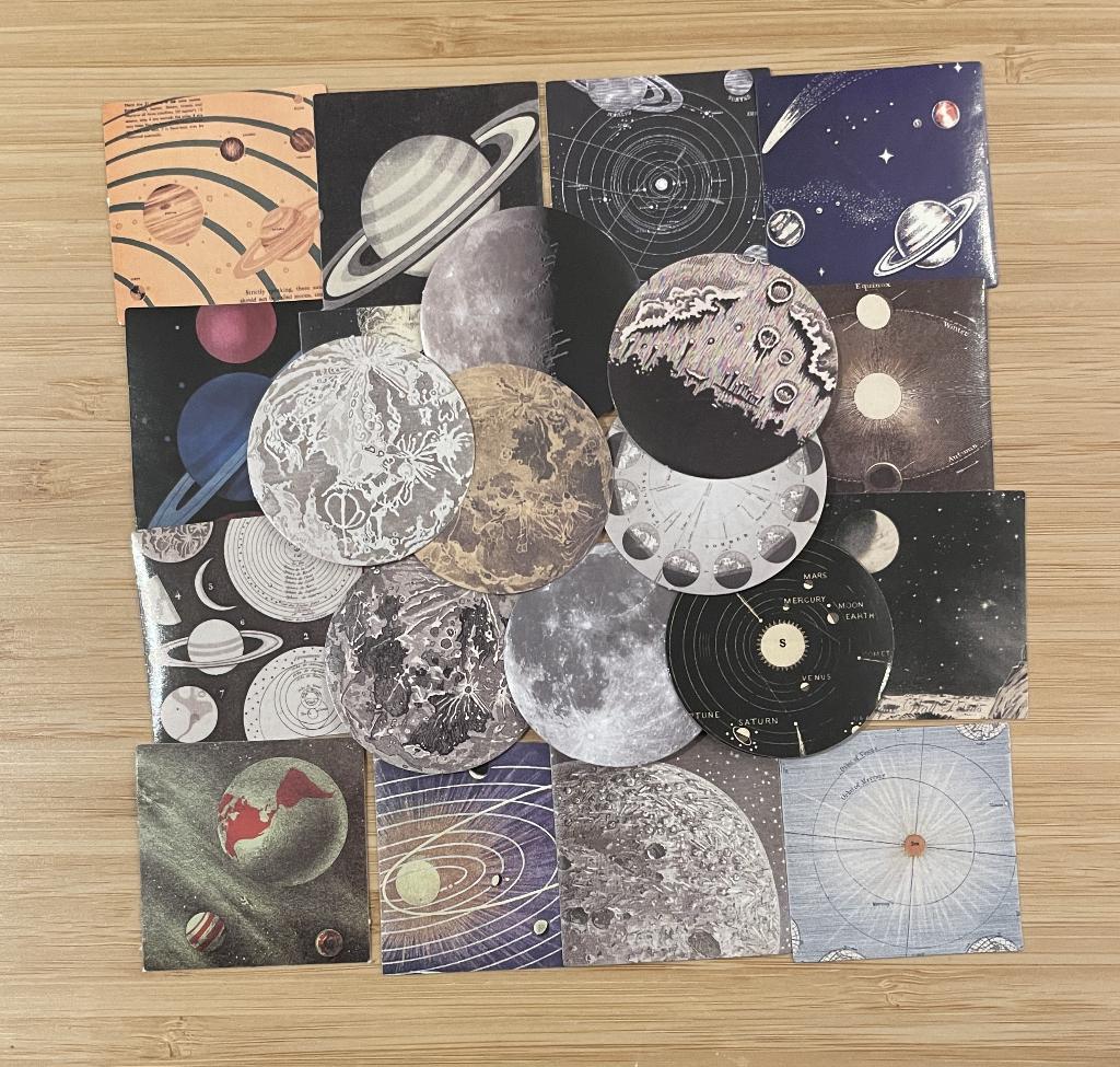 Ruimte/ Astronaut thema stickers, Verzenden, Nieuw, Meerdere stickers