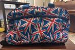 Travel bag with UK signs. Cabin size bag, 40 tot 60 cm, Minder dan 35 cm, Ophalen of Verzenden, Zo goed als nieuw