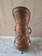 Koperen kolenkit paraplu bak op voetjes, Ophalen, Overige materialen