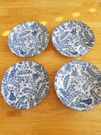 Japanse bordjes Mino Yaki 4x, Ophalen of Verzenden