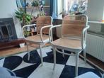 Vintage witte Thonet stoeltjes met armleuningen, Ophalen