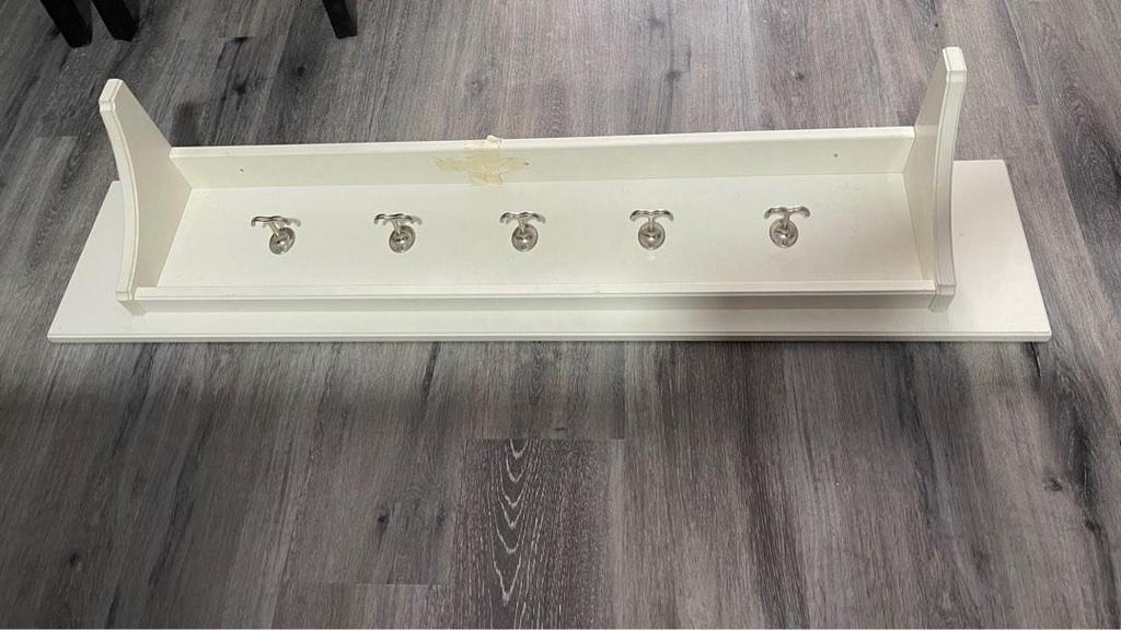 Ikea Stenstorp wandplank met haken, Gebruikt, Minder dan 100 cm, Hout, Ophalen