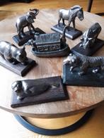 Beeldjes WNF verzilverd, 7 stuks., Ophalen of Verzenden, Gebruikt, Dier