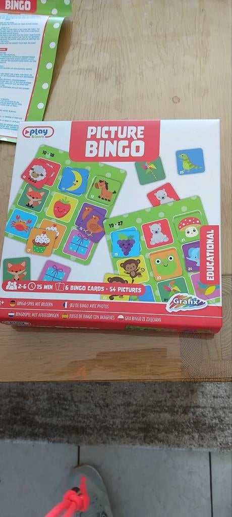 Plaatjes kinder bingo, Ophalen, Zo goed als nieuw