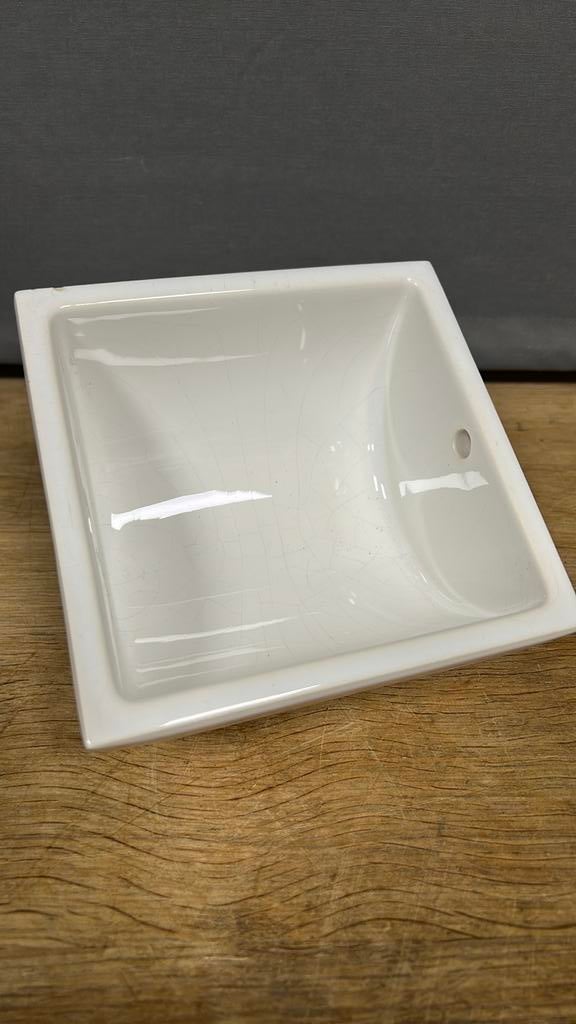 Antieke wc rol houder tegel 15,5 x 15,5 cm., Doe-het-zelf en Verbouw, Tegels, Zo goed als nieuw, Minder dan 5 m², Wandtegels, Keramiek