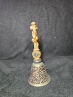 Antieke tafelbel met versierde handgreep, Ophalen of Verzenden