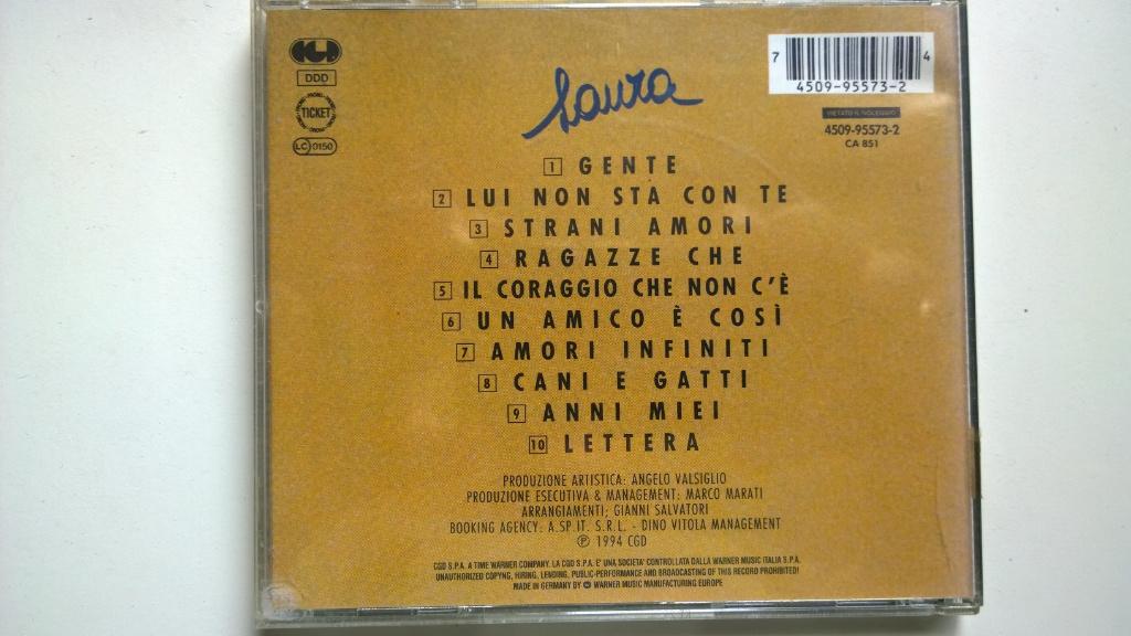 Laura Pausini - Laura, Ophalen of Verzenden, 1990 - 1999, Zo goed als nieuw