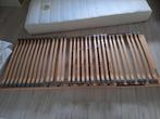 Lattenbodem (zones verstelbaar) en natuurlatex matras 90x220, Ophalen, 90 cm, Eenpersoons, Zo goed als nieuw