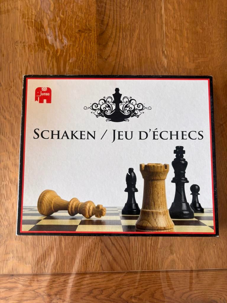 Schaak spel + boord, Een of twee spelers, Ophalen of Verzenden, Zo goed als nieuw