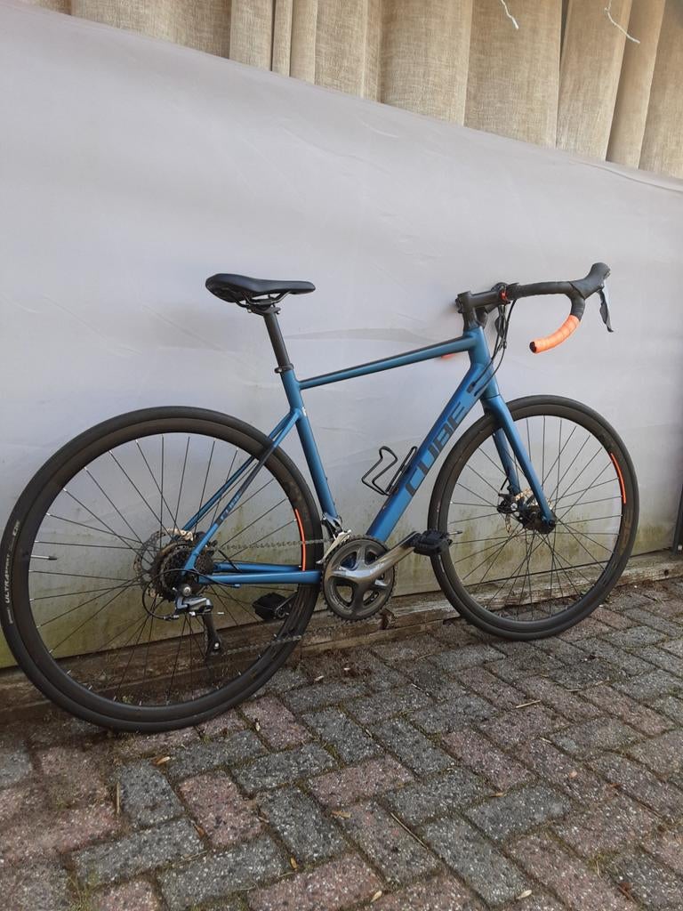 Cube attain 56 cm lite aluminium frame zgan, Fietsen en Brommers, Fietsen | Racefietsen, Aluminium, Zo goed als nieuw, Meer dan 20 versnellingen