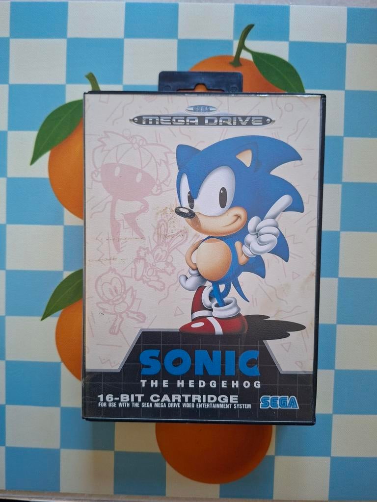 Sonic the Hedgehog - Sega Mega Drive, Spelcomputers en Games, Games | Sega, Gebruikt, 1 speler, Ophalen of Verzenden, Vanaf 3 jaar