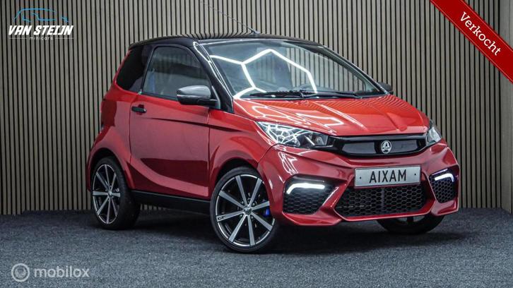 Aixam Brommobiel City GTO Rood | Sportief | 19dkm, Diversen, Brommobielen en Scootmobielen, Gebruikt, Overige merken