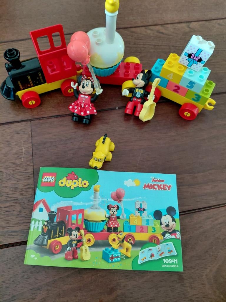 Duplo Disney Mickey 10941 compleet, met boekje. €10.-, Ophalen, Zo goed als nieuw, Duplo