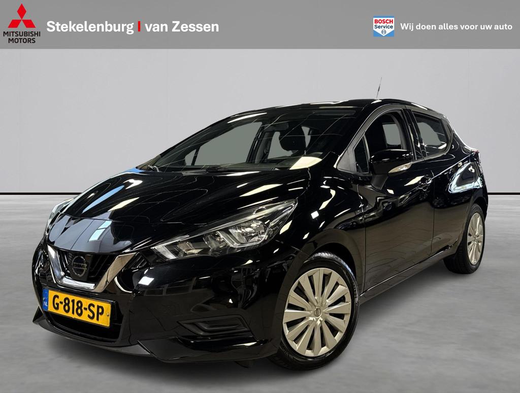 Nissan Micra 1.0 IG-T Acenta, Voorwielaandrijving, Euro 6, Zwart, Origineel Nederlands