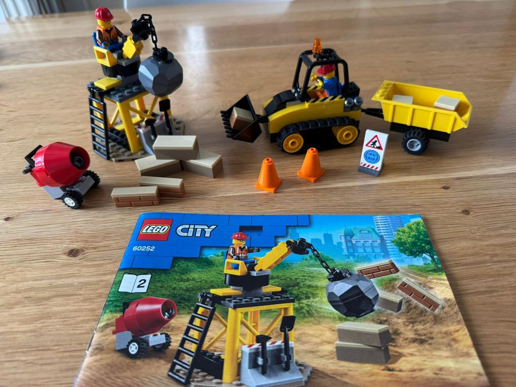 Lego city 60252 bouwplaats Complete set, Ophalen of Verzenden, Zo goed als nieuw