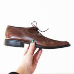 Zeer Mooie Leren Humberto Schoenen -s9 (Maat 47) € 65,-, Bruin, Ophalen of Verzenden, Zo goed als nieuw, Humberto