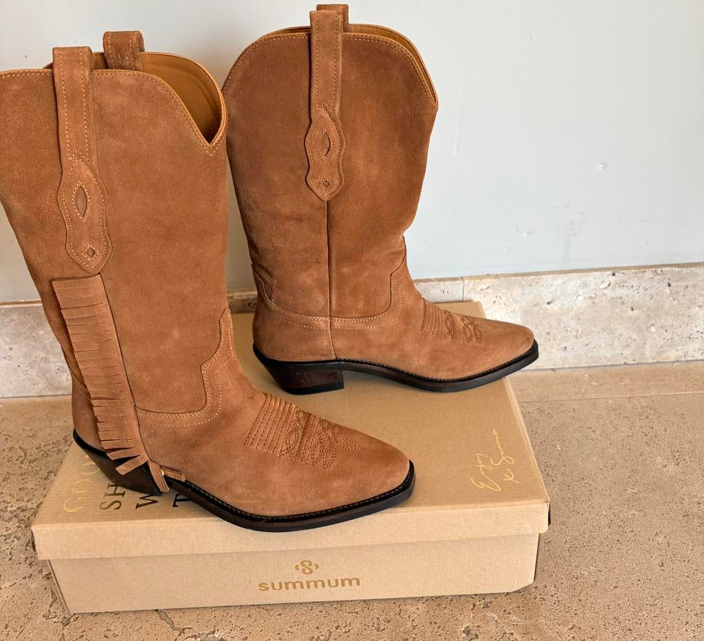 Summum cowboy laarzen mt 39 Nieuw, Kleding | Dames, Schoenen, Hoge laarzen, Bruin, Nieuw, Ophalen of Verzenden