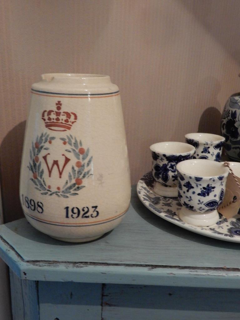herdenkingsvaasje Wilhelmina, Antiek en Kunst, Ophalen of Verzenden